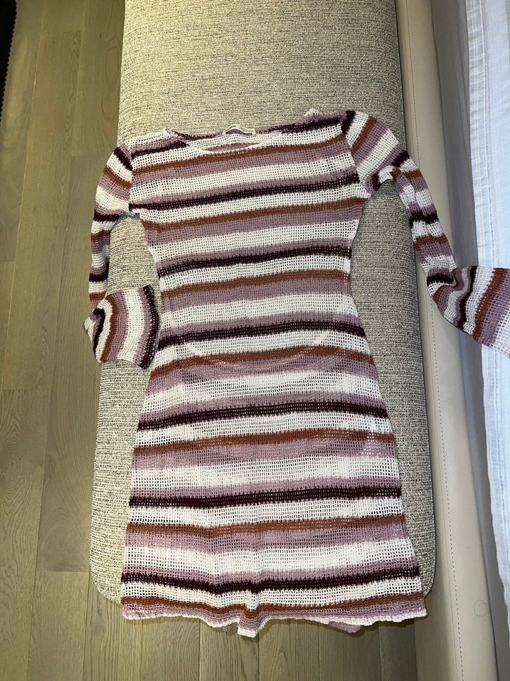 Bohem Midi Triko Elbise - Görsel 2