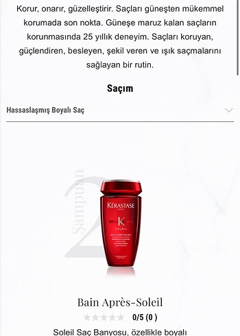 Sephora Kerastase soleil serisi , saç kremi ve yagi