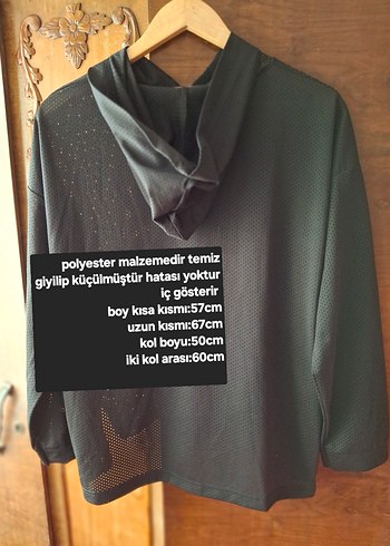 Zara Siyah kapüşonlu Kadın Sweatshirt