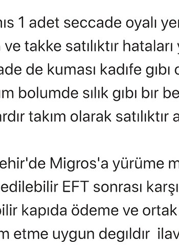 seccade takımı 4 parça bir arada - Görsel 8