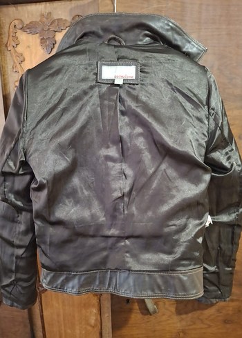 Deri Biker Ceket - Görsel 6