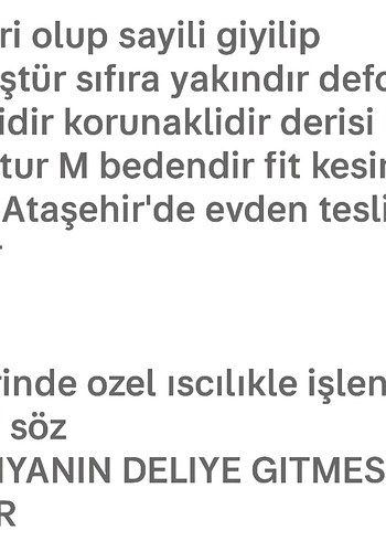 Deri Biker Ceket - Görsel 11