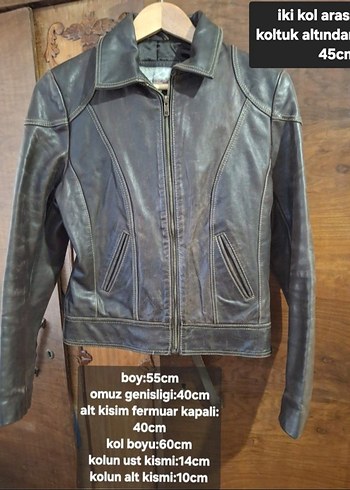 Deri Biker Ceket - Görsel 3