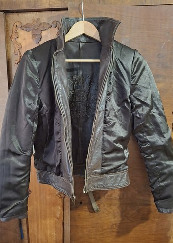 Deri Biker Ceket - Görsel 5