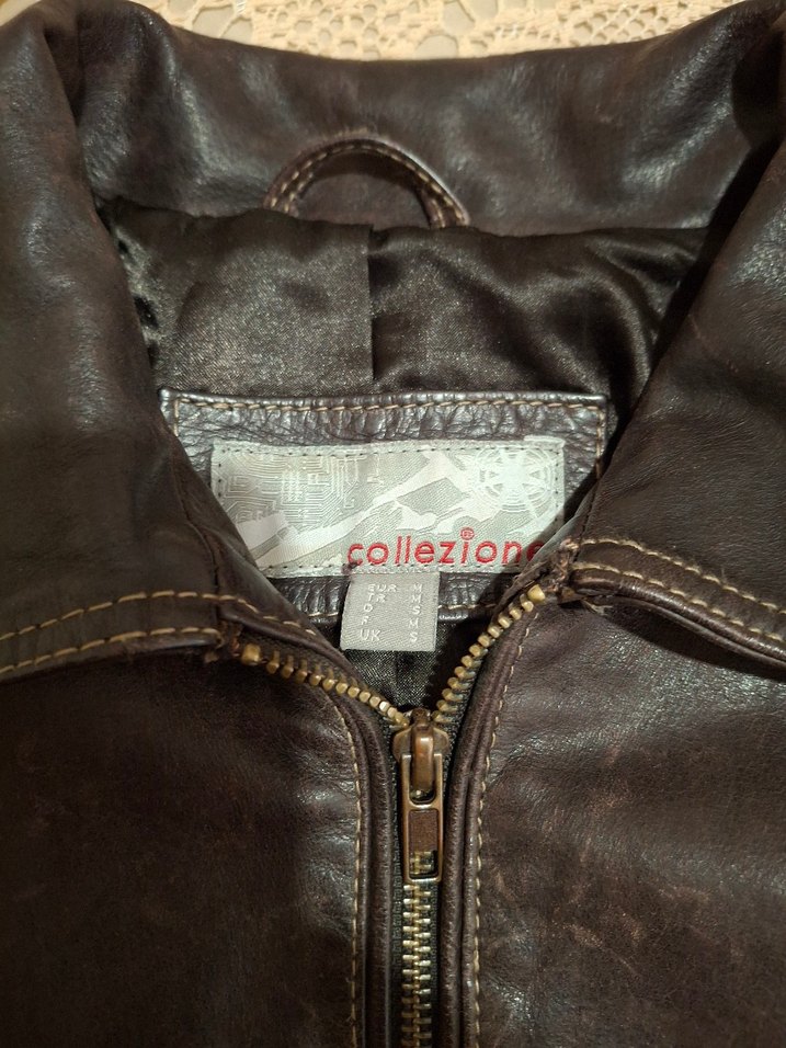 Deri Biker Ceket - Görsel 4