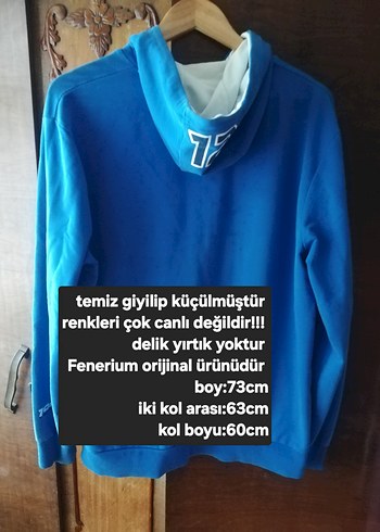 Fenerbahçe Baskılı Fenerium ürünü Erkek Sweatshirt - Görsel 2