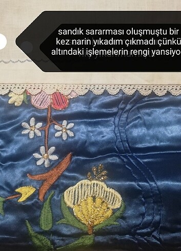 Beden mavi Renk Seccade takımı saten tasarım