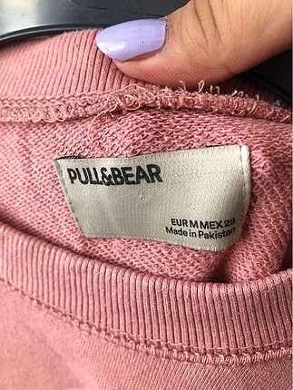 m Beden pembe Renk PULL&BEAR Sweatshirt