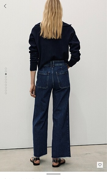 Mango Mango Catherin yüksek belli culotte jean pantolon