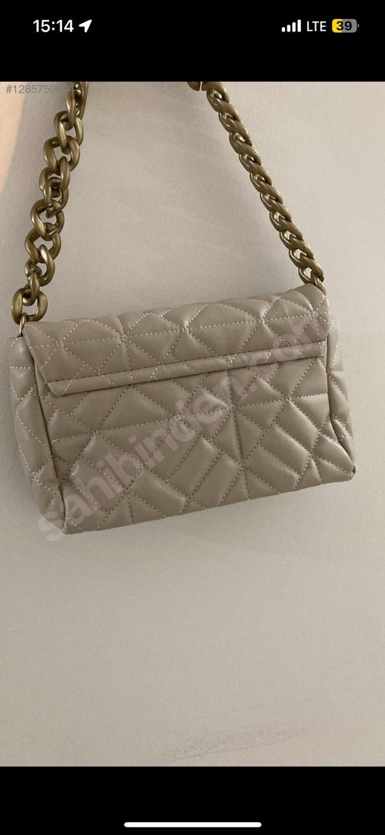 Kadın Fermuarlı Minimalist Çanta - Görsel 2