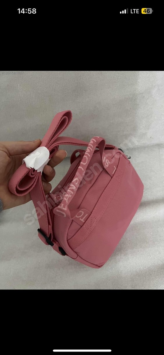 Tommy Jeans Pembe Fermuarlı Kadın Çanta - Görsel 2