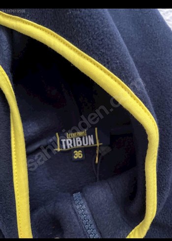 Sarı Nakışlı Kapüşonlu Erkek Sweatshirt - Görsel 4