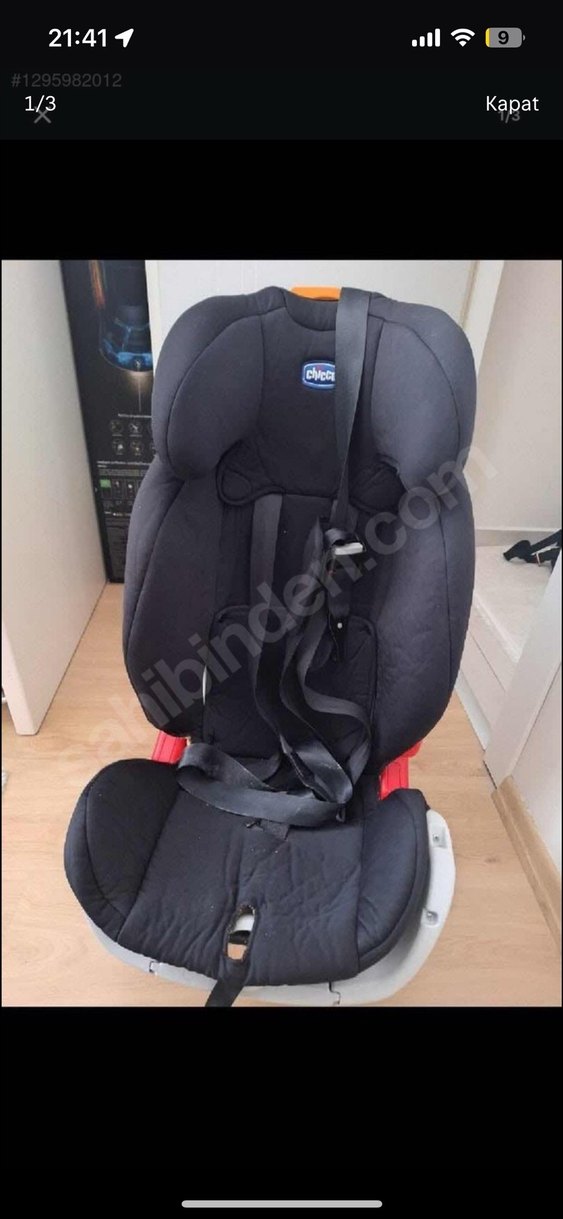 Gri Beyaz Çocuk Oto Koltuğu - Görsel 3