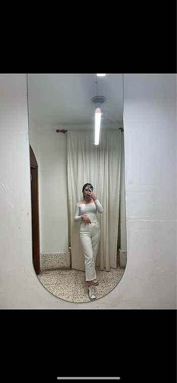 Oxxo beyaz jean