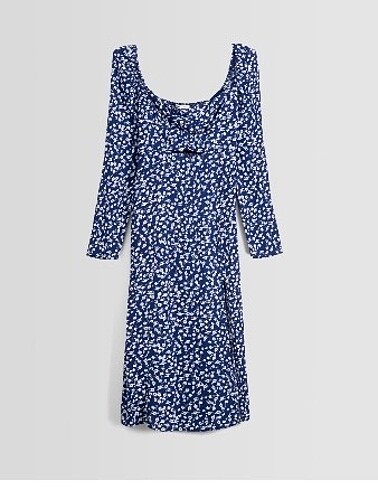 Bershka Bershka midi yırtmaçlı elbise