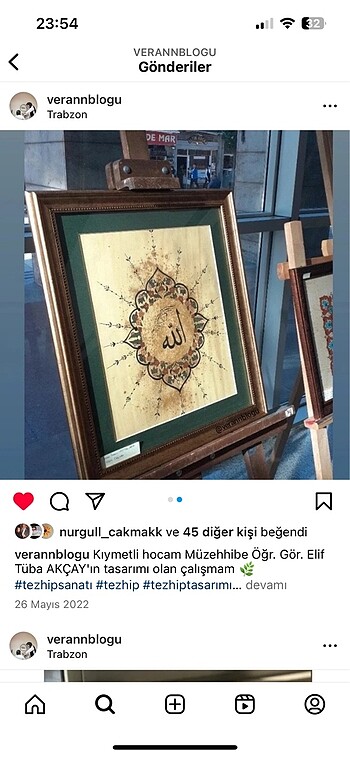 Tezhip çalışmam