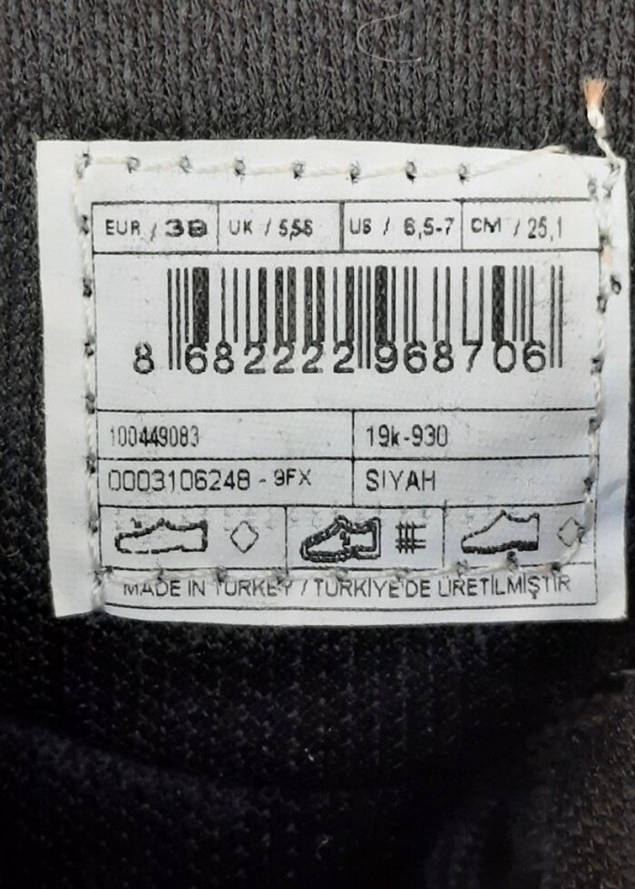 Butigo Siyah Rugan Platform Topuklu Kadın Spor Ayakkabı - Görsel 5