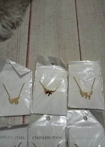 Beden altın Renk Altın Renk Mini Zincirli Kadın Kolye