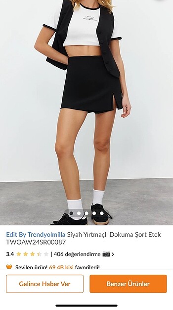 hic giyilmedi sort etek