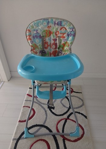  Beden Renkli Desenli Bebek Mama Sandalyesi