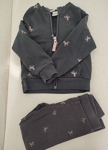 H&M tayt ve 2adet eşofman üstü 
