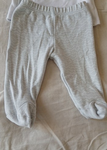 Uzun Kollu Gri Bebek Takımı - Görsel 3