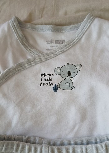 Uzun Kollu Gri Bebek Takımı - Görsel 2