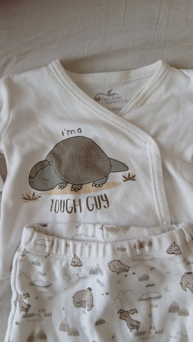 Baskılı Uzun Kollu Bebek Erkek Takımı - Görsel 2