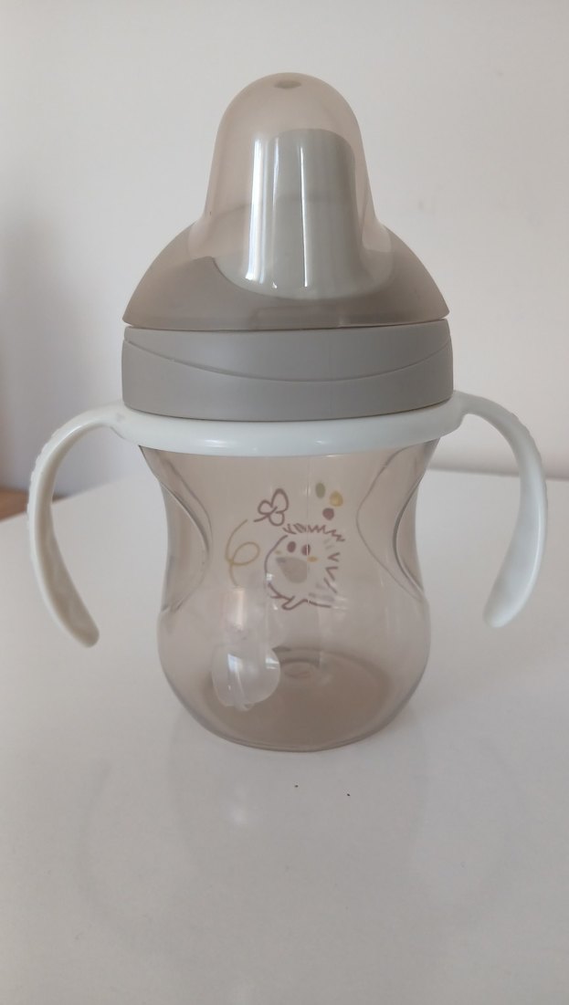 Chicco Gri Beyaz Bebek Biberonu - Görsel 2