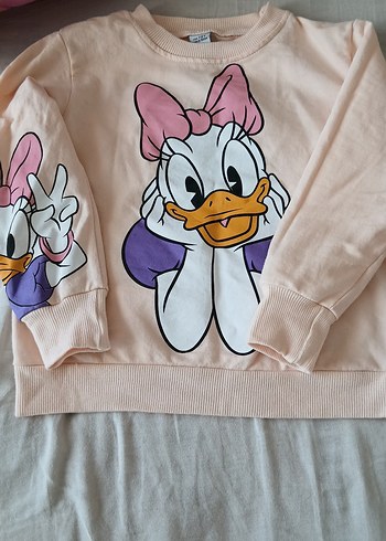 Bebek Kız Pembe Uzun Kollu Daisy Disney Takım - Görsel 2