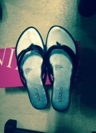 38 Beden nine west sıfır deri terlik