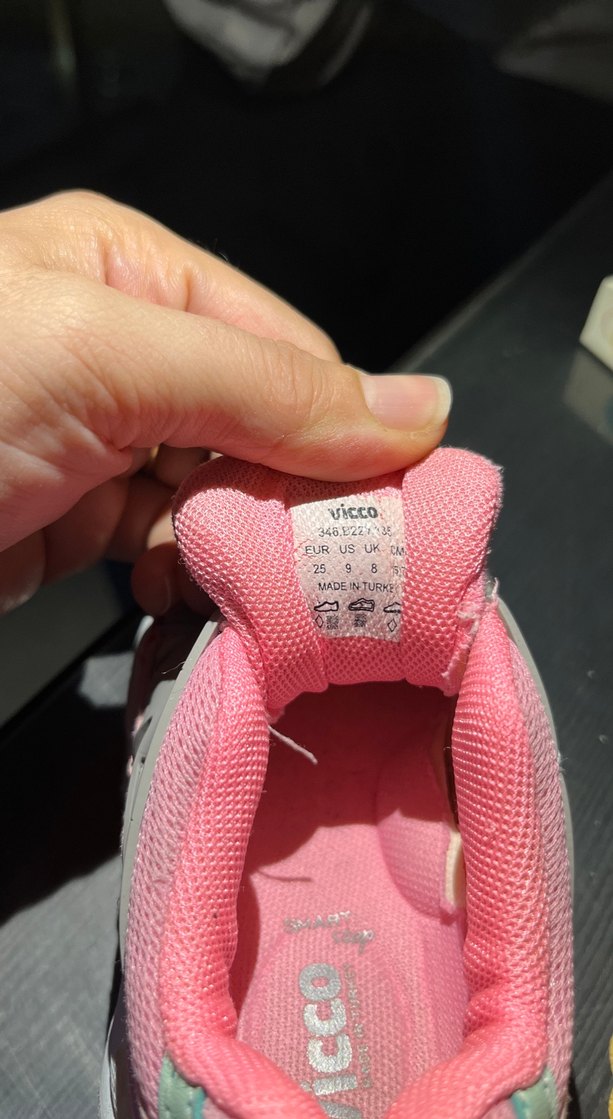 Kız Çocuk Pembe Bağcıklı Spor Ayakkabı - Görsel 4