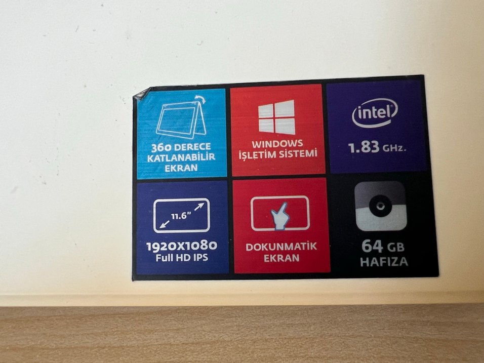 Beyaz Casper Laptop - Görsel 4