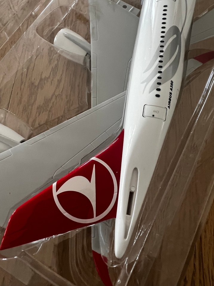 45 cm Turkish Airlines A350 Model Uçak Seti - Görsel 3