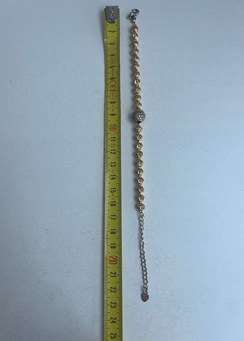 Altın Renkli Boncuklu Yılan Desenli Bileklik - Görsel 5