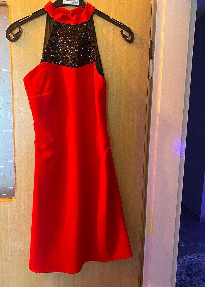 Payet detaylı elbise - Görsel 2