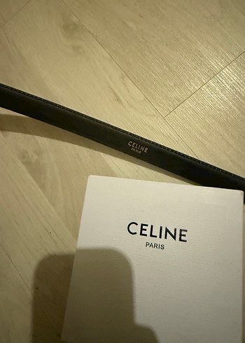 Celine charm Altın Tokalı Deri Kadın Kemer - Görsel 3