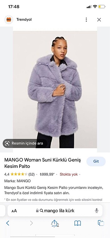 Mango kürk