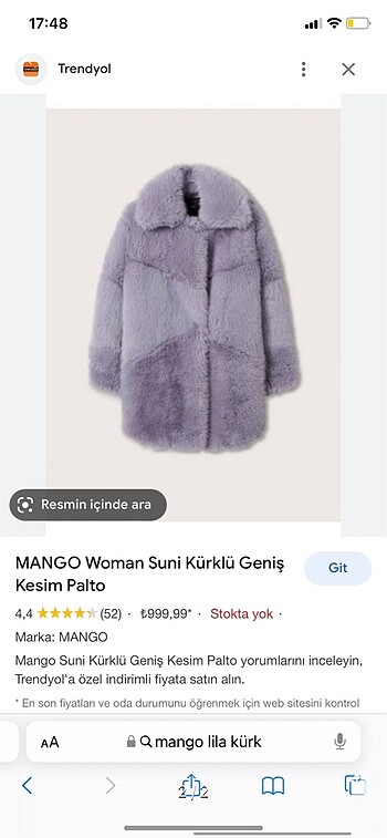 Mango Mango kürk