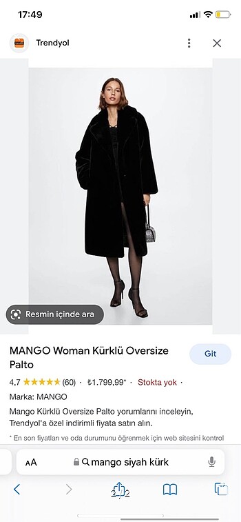 Mango Mango kürk