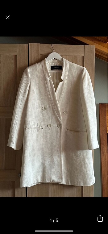 Zara Uzun Blazer Ceket