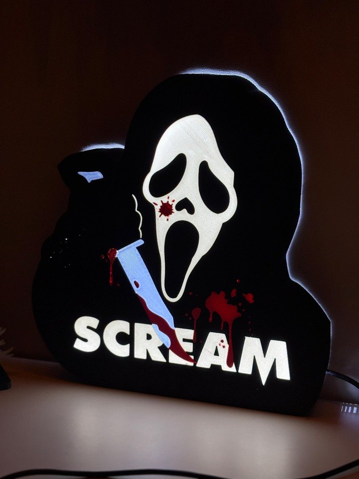 Kara Renkli Scream Aksiyon Figürü - Görsel 2