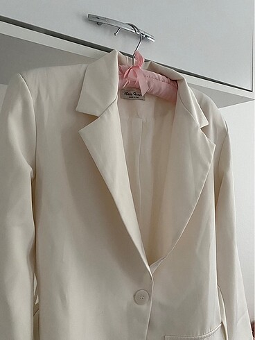 m Beden beyaz Renk Blazer ceket