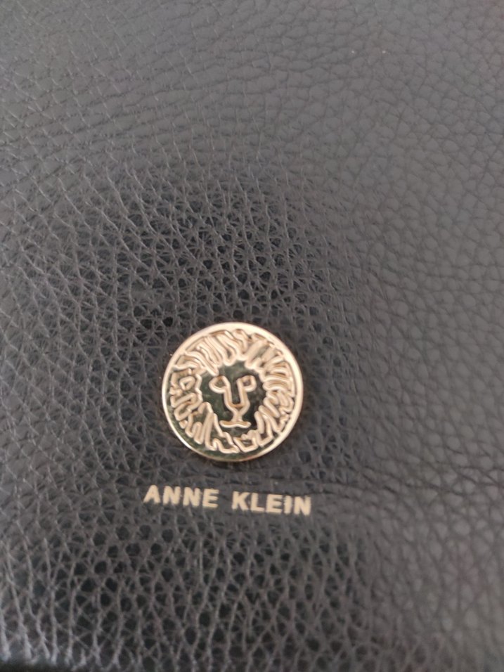 Siyah AnneKlein Yılan Desenli Deri Kadın Çanta - Görsel 3