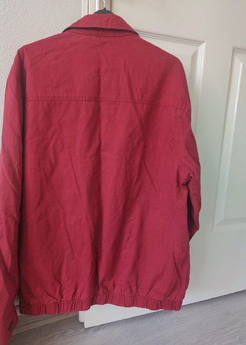 Bordo Erkek Düğmeli Midi Ceket - Görsel 3