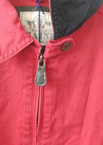 Bordo Erkek Düğmeli Midi Ceket - Görsel 8