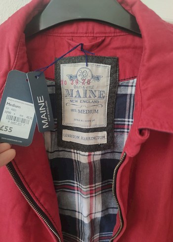 Bordo Erkek Düğmeli Midi Ceket - Görsel 7