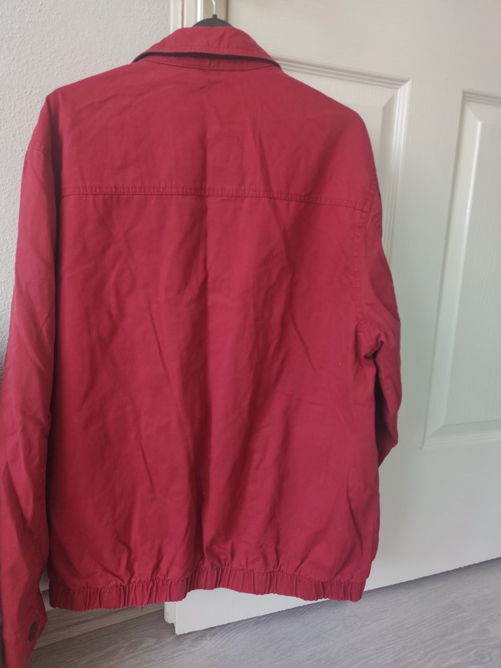 Bordo Erkek Düğmeli Midi Ceket - Görsel 3