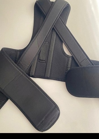 Siyah Rock Punk Spor Duruş Korsesi - Görsel 2