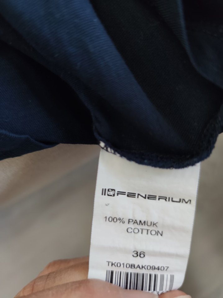 Fenerbahçe Lacivert feneryum Kadın süet Baskılı  Tişört - Görsel 3